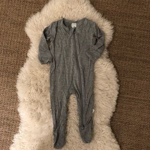 HAPIU Bamboo Baby Footed Pajamas 2 Way Zip Front